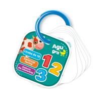 Opakowanie Karty na pierścionku Liczenie. Farma