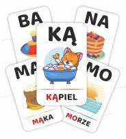 Opakowanie Karty obrazkowe - Sylaby otwarte