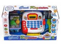 Opakowanie Kasa sklepowa na baterie z wyświetlaczem