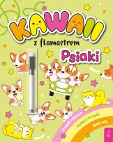 Okładka książki Kawaii z flamastrem. Psiaki
