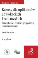 Okładka książki Kazusy dla aplikantów adwokackich i radcowskich