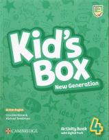 Okładka książki Kid's Box New Generation 4 Activity Book with Digital Pack