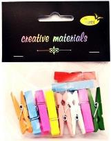 Opakowanie Klamerki kolorowe 35mm 10szt