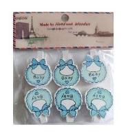 Opakowanie Klamerki ozdobne niemowlęce