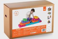 Opakowanie Klocki Budowlane Cegły 33el pastel
