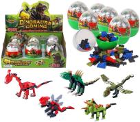 Opakowanie Klocki dinozaury w jajku MIX