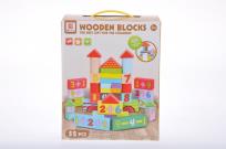 Opakowanie Klocki drewniane 52 elementy
