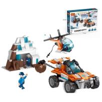 Opakowanie Klocki helikopter i auto 378 elementów