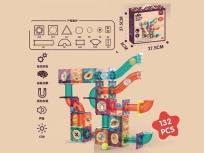 Opakowanie Klocki magnetyczny 132el