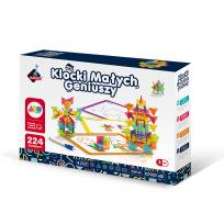 Opakowanie Klocki małych geniuszy geometryczne śnieżynki 224 elementy