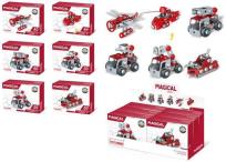 Opakowanie Klocki metalowe strażackie ponad 50el MIX