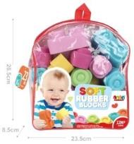 Opakowanie Klocki miękkie w plecaku 23szt