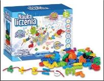 Opakowanie Klocki Nauka Liczenia E-Edu 120 el.