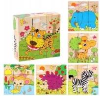 Opakowanie Klocki obrazkowe drewniane