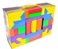 Opakowanie Klocki piankowe 61szt