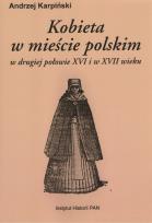 Okładka książki Kobieta w mieście polskim w drugiej połowie XV