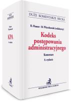 Okładka książki Kodeks postępowania administracyjnego. Komentarz