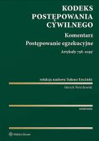 Okładka książki Kodeks postępowania cywilnego. Komentarz. Postępowanie egzekucyjne. Art. 758-1095(1)