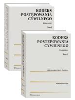 Okładka książki Kodeks postępowania cywilnego. Komentarz. Tom I i II