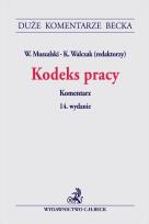 Okładka książki Kodeks pracy. Komentarz