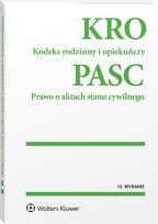 Okładka książki Kodeks rodzinny i opiekuńczy. Prawo o aktach stanu cywilnego. Przepisy
