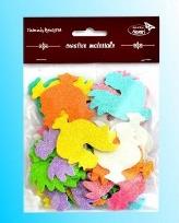 Opakowanie Koguciki brokatowe 32szt