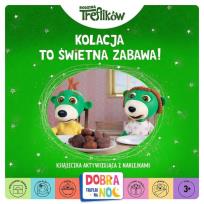 Okładka książki Kolacja to świetna zabawa! Książeczka aktywizująca z naklejkami