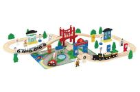 Opakowanie Kolejka drewniana Miasto 80 el.