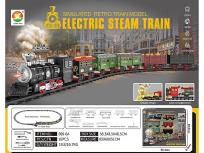 Opakowanie Kolejka na baterie z torami para i światło