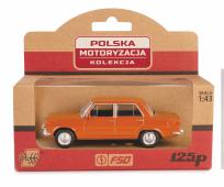 Okładka książki Kolekcja PRL Fiat 125p brązowy
