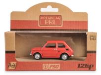 Okładka książki Kolekcja PRL Fiat 126p czerwony
