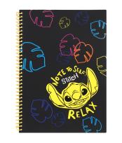 Opakowanie Kołobrulion A4 Disney Black Stitch plastikowa spirala 100 kartek wzór 1