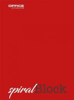 Opakowanie Kołonotatnik A4/80K linia bordowy (5szt)