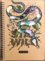 Opakowanie Kołonotatnik A5/80K kratka kraft Wąż