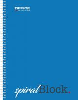 Opakowanie Kołonotatnik A5 Office Products w kratkę niebieski