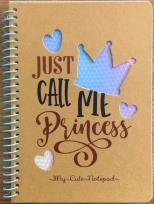 Opakowanie Kołonotatnik B6/80K kratka kraft Księżniczka