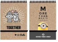 Opakowanie Kołonotes A6/96K kratka Minionki (10szt)