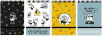 Opakowanie Kołonotes A6/96K kratka zamykany na gumkę Minionki