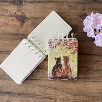 Opakowanie Kołonotes A7 SSN32 Koty i kwiaty