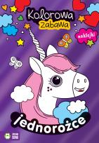 Okładka książki Kolorowa zabawa. Jednorożce
