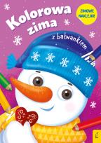 Okładka książki Kolorowa zima z bałwankiem