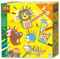 Opakowanie Kolorowanie i ozdabianie spinaczami - zwierzątka