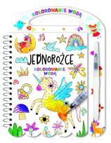 Okładka książki Kolorowanie wodą. Jednorożce