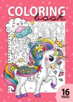 Opakowanie Kolorowanka A4 16 obrazków Jednorożce