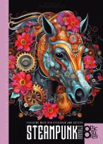 Opakowanie Kolorowanka A4 8 obrazków Steampunk Koń