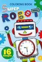 Opakowanie Kolorowanka A5 16 obrazków Super robot