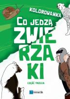 Okładka książki Kolorowanka: Co jedzą zwierzaki cz.3