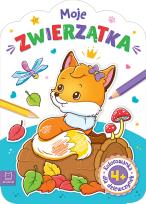 Okładka książki Kolorowanka dla dziewczynek. Moje zwierzątka