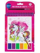 Opakowanie Kolorowanka do malowania wodą Jednorożce 12 obraz