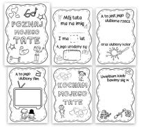 Opakowanie Kolorowanka Dzień Taty A4-Poznaj mojego Tatę 12szt